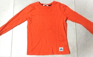 Kids Costumes to Hire - Orange Long Sleeve T-Shirt -  10 Years